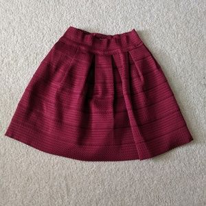 Maroon skirt